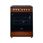 CUISINIERE 4FEUX 60X60 TDF MARRON LUXE+ MMTF   VENTILLEE-FONTE MAXTOR