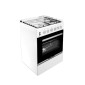 CUIS 699-GGF 90/60 5F BLANC T INOX T/V ARCODYM CUISINIÉRE ARCODYM